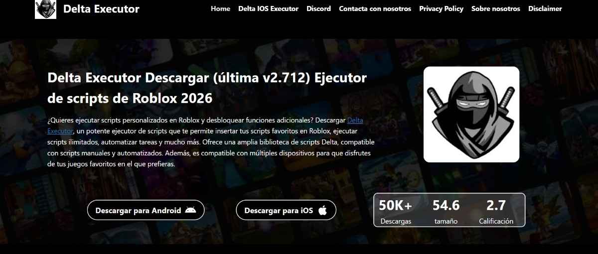 Cómo descargar Delta Executor en PC (paso a paso1)