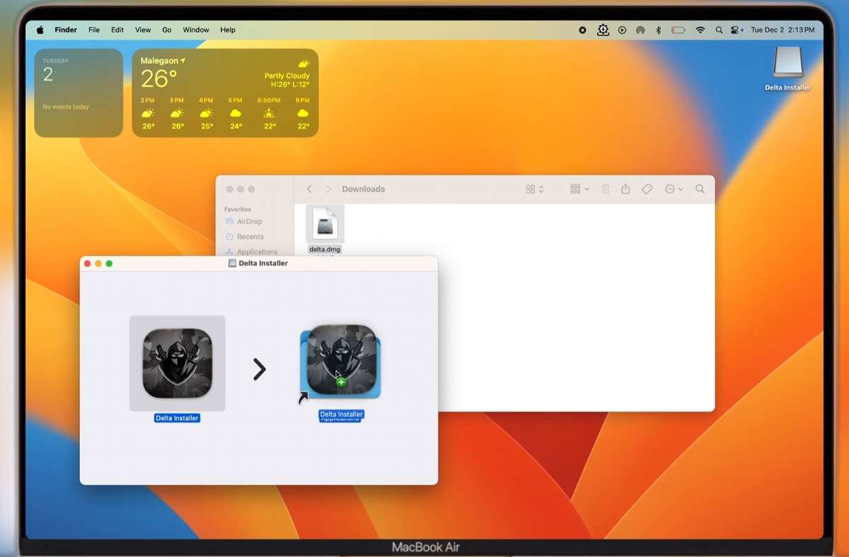 Delta Executor for Mac step no 2