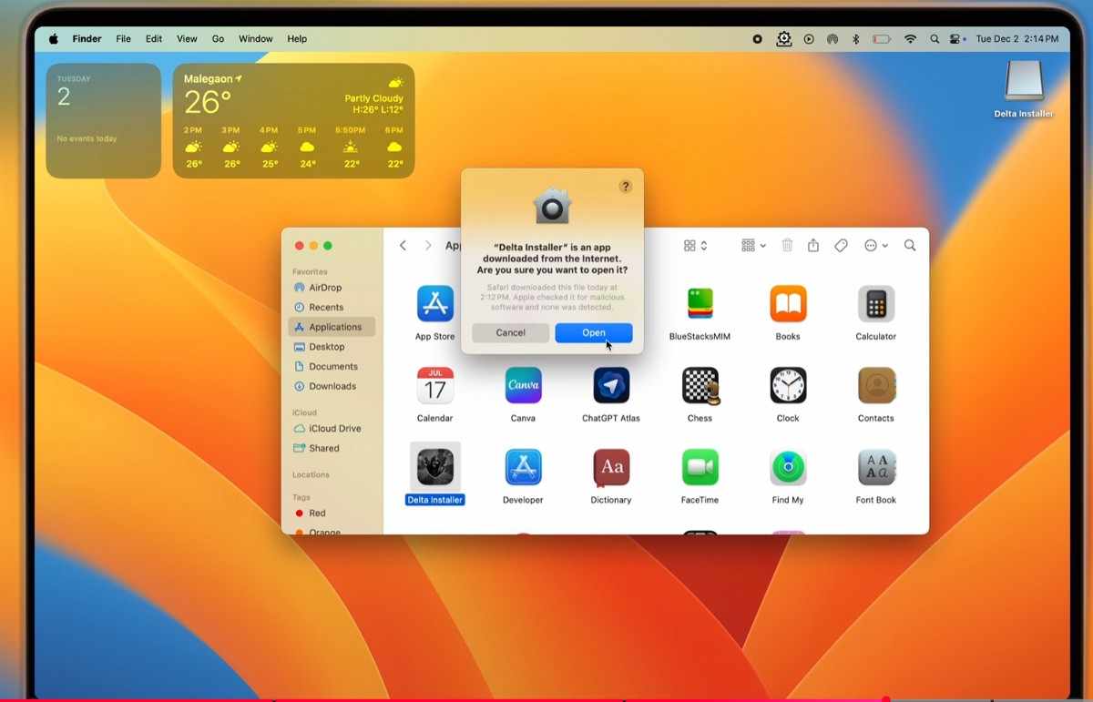 Delta Executor for Mac step no 3